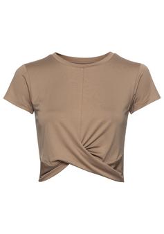 LASCANA Active T-Shirt T-Shirt Damen braun