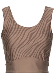 LASCANA Active Crop-Top Croptop Damen braun