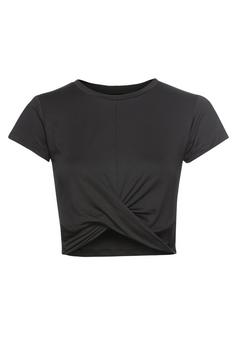 LASCANA Active T-Shirt T-Shirt Damen schwarz