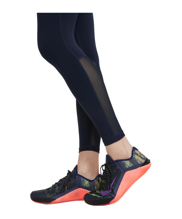 Nike Nike Pro Mid Leggings Damen Laufhose Damen - blauweiss - 1 | SportScheck