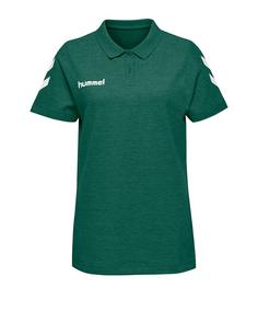 hummel hmlGO Cotton Poloshirt Damen  F7026 Poloshirt Damen Gruen