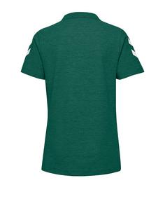 Rückansicht von hummel hmlGO Cotton Poloshirt Damen  F7026 Poloshirt Damen Gruen