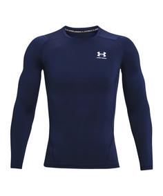 Under Armour Baselayer HG Comp Longlseeve T-Shirt Laufshirt Herren blau