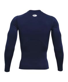 Rückansicht von Under Armour Baselayer HG Comp Longlseeve T-Shirt Laufshirt Herren blau