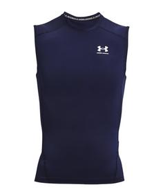 Under Armour Baselayer HG Comp Tanktop Weiß Funktionsshirt Herren blau