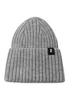 Rückansicht von reima Villaisa Beanie Kinder Melange grey