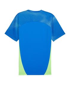 Rückansicht von PUMA individualFINAL Trikot Funktionsshirt Herren blaugruen