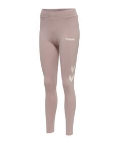 hummel hmlLEGACY High Waist Leggings Damen Sweathose Damen rosa