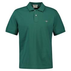 GANT Poloshirt Poloshirt Herren Grün (Woody)