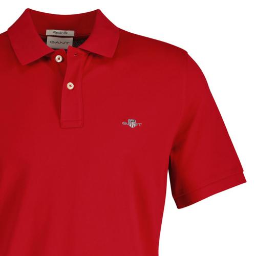 Rückansicht von GANT Poloshirt Poloshirt Herren Rot (Ruby)