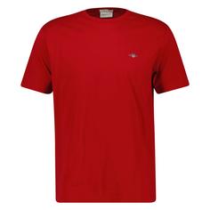 GANT T-Shirt T-Shirt Herren Rot (Ruby)