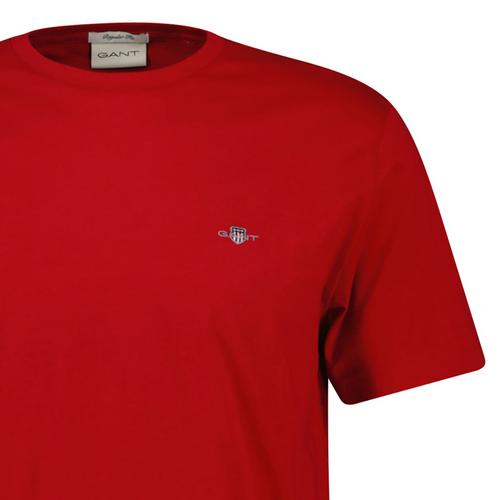 Rückansicht von GANT T-Shirt T-Shirt Herren Rot (Ruby)