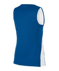 Rückansicht von Nike Team Basketball Reversible Trikot Damen Funktionstop Damen blauweiss