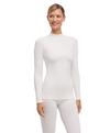 Falke W Longsleeved Shirt Turtleneck w Funktionsshirt Damen - white (2860)