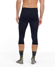 Rückansicht von Falke 3/4 Tights 3/4-Tights Herren black (3000)