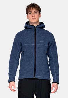 Rückansicht von Bergans of Norway Vaagaa Hoodie Herren Granite Blue