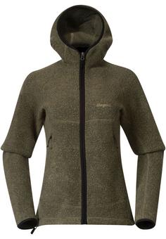 Bergans of Norway Vaagaa Hoodie Damen Green Mud