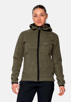 Rückansicht von Bergans of Norway Vaagaa Hoodie Damen Green Mud