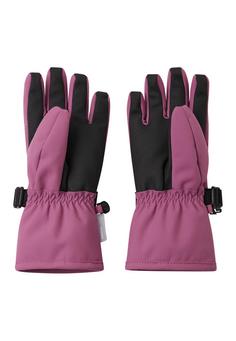 Rückansicht von reima Tartu Handschuhe Kinder Red Violet