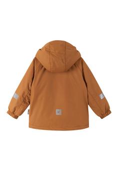 Rückansicht von reima Raisio Winterjacke Kinder Cinnamon brown