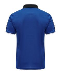 Rückansicht von hummel Authentic Functional Poloshirt F8745 Poloshirt Herren blau