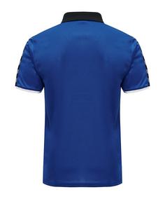 Rückansicht von hummel Authentic Functional Poloshirt F8745 Poloshirt Herren blau