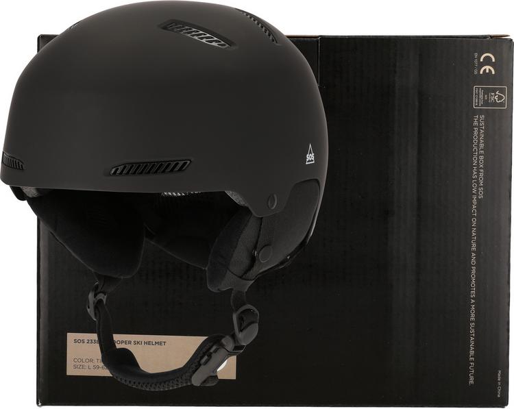 SOS SOS Cooper Helm - 1001 Black - 2 | SportScheck