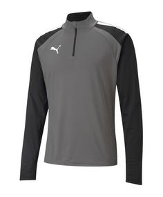 PUMA teamLIGA HalfZip Sweatshirt Funktionssweatshirt Herren grauschwarz