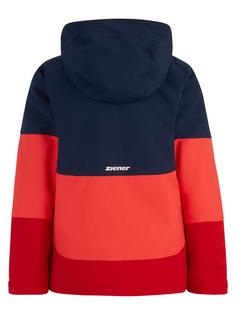 Rückansicht von Ziener AMAJA JUNIOR Skijacke Kinder fiery red