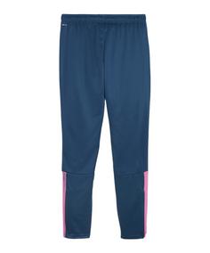 Rückansicht von PUMA teamLIGA Trainingshose Trainingshose Herren tuerkispink