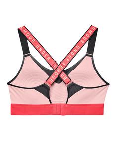 Rückansicht von Under Armour Infinity High Sport-BH Damen Sport-BH Damen pink