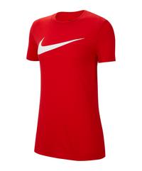 Nike Park 20 T-Shirt Swoosh Damen T-Shirt Damen - rotweiss