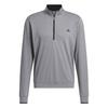 adidas Lightweight Half-Zip Oberteil Sweatshirt Herren - Grey Three