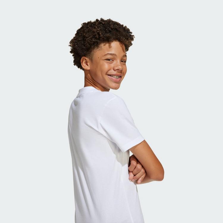 adidas adidas Essentials Kids T-Shirt Funktionsshirt Kinder - White / Black - 1 | SportScheck
