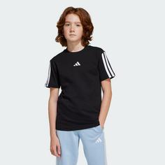 Rückansicht von adidas Essentials Kids T-Shirt Funktionsshirt Kinder Black / White