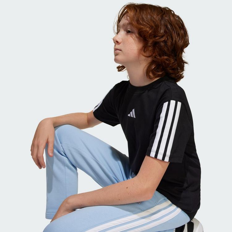 adidas adidas Essentials Kids T-Shirt Funktionsshirt Kinder - Black / White - 0 | SportScheck