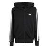adidas 3 STRIPES Sweatjacke Jungen - black-white