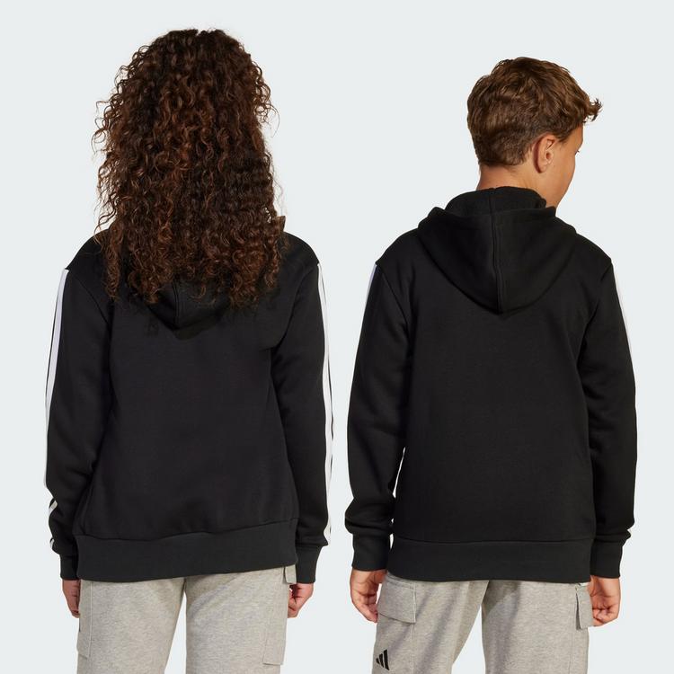adidas adidas 3 STRIPES Sweatjacke Jungen - black-white - 2 | SportScheck