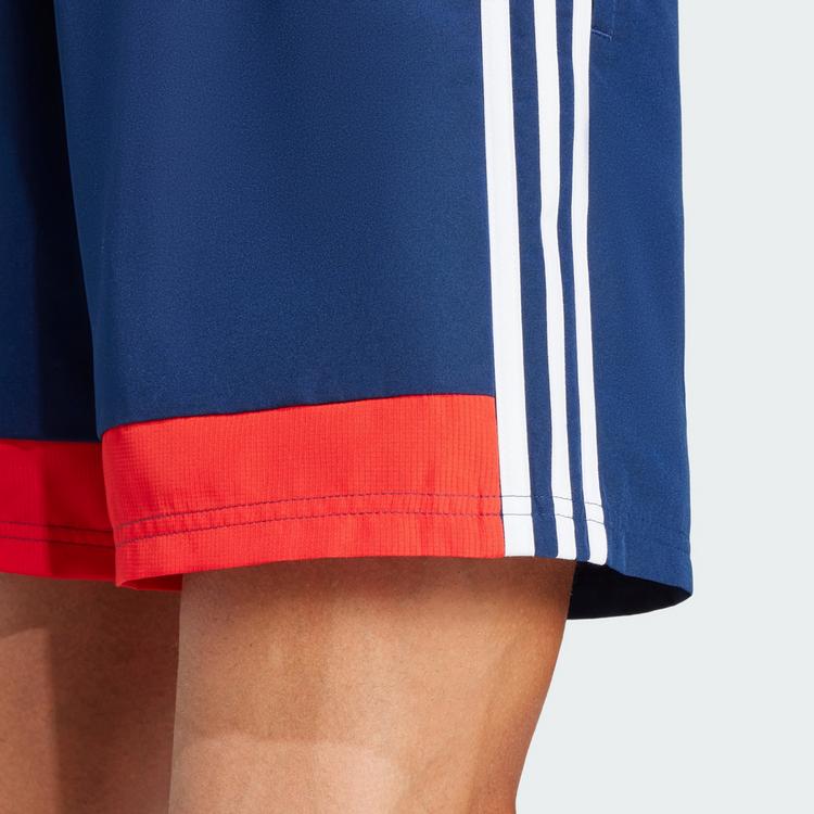 adidas adidas Tiro 25 Essentials Woven Shorts Fu&szlig;ballshorts Herren - Team Navy / Red - 1 | SportScheck