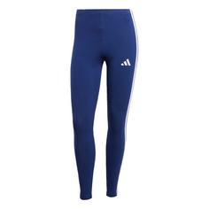 adidas Essentials 3-Streifen Cotton Leggings Leggings Damen Dark Blue / White