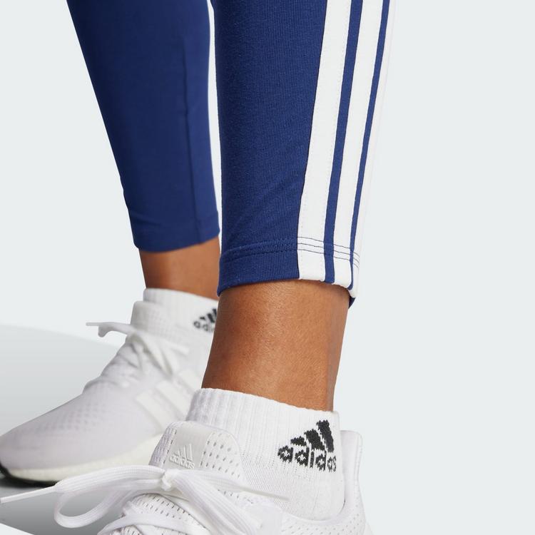 adidas adidas Essentials 3-Streifen Cotton Leggings Leggings Damen - Dark Blue / White - 1 | SportScheck