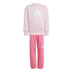 adidas Essentials Kids Jogginganzug Trainingsanzug Kinder Clear Pink / White