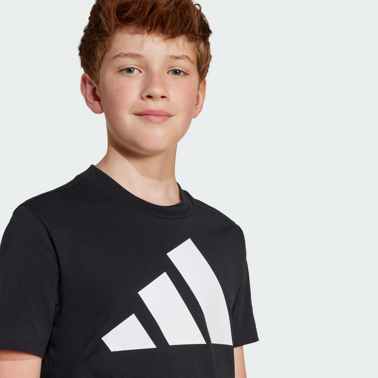 adidas adidas Essentials Kids T-Shirt Funktionsshirt Kinder - Black / White - 0 | SportScheck