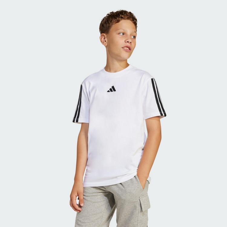 adidas adidas Essentials Kids T-Shirt Funktionsshirt Kinder - White / Black - 0 | SportScheck