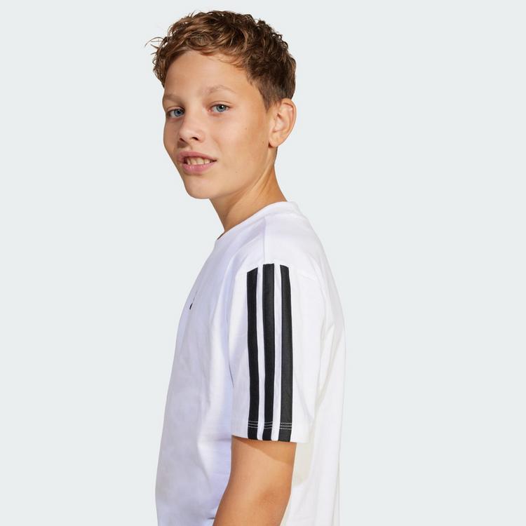 adidas adidas Essentials Kids T-Shirt Funktionsshirt Kinder - White / Black - 0 | SportScheck