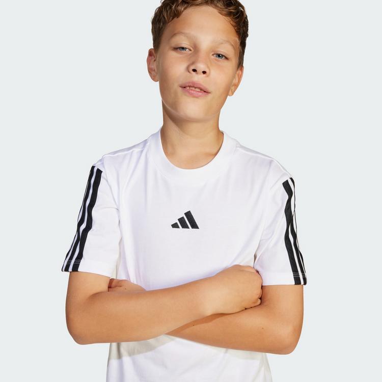 adidas adidas Essentials Kids T-Shirt Funktionsshirt Kinder - White / Black - 1 | SportScheck