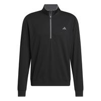 adidas Lightweight Half-Zip Oberteil Sweatshirt Herren - Black