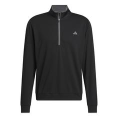 adidas Lightweight Half-Zip Oberteil Sweatshirt Herren Black