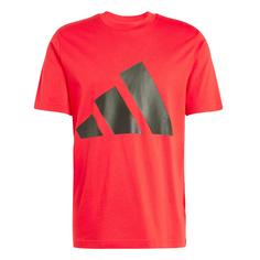 adidas Essentials Big Logo T-Shirt T-Shirt Herren Pure Ruby / Black