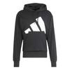 adidas Essentials Big Logo French Terry Hoodie Hoodie Herren - Black / White